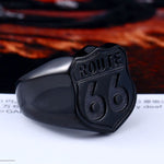 Route 66 Signet Ring 7 (55.3 mm) / Black nz
