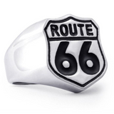 Route 66 Signet Ring 7 (55.3 mm) / Silver nz