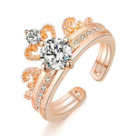 Royal crown ring Rose gold nz