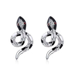Ruby snake earrings nz