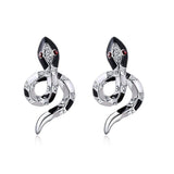 Ruby snake earrings nz
