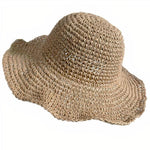 Rustic style Straw Hat nz