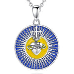 Sacred Heart Cross Necklace nz