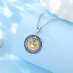 Sacred Heart Cross Necklace nz