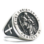 Saint Christopher Ring 54 mm nz
