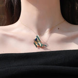 Sapphire butterfly necklace nz