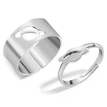 Saturn Friendship Ring Silver nz