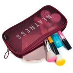 Set of 3 clear makeup bags nz