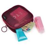Set of 3 clear makeup bags nz