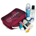 Set of 3 clear makeup bags nz