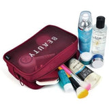 Set of 3 clear makeup bags nz