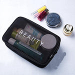 Set of 3 clear makeup bags nz