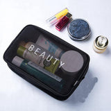 Set of 3 clear makeup bags nz
