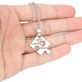 set of 4 Best friends necklace nz