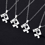 set of 4 Best friends necklace nz