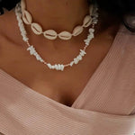 Shell and pearl necklace nz