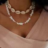 Shell and pearl necklace nz