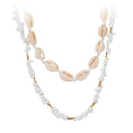 Shell and pearl necklace nz
