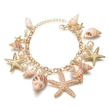 Shell bracelet with Various Charms nz