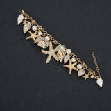 Shell bracelet with Various Charms nz