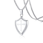 Shield Cross Necklace nz