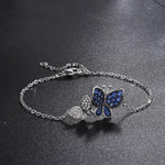 Silver butterfly bracelet nz