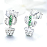 Silver cactus earrings nz
