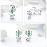 Silver cactus earrings nz