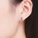Silver cactus earrings nz