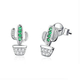 Silver cactus earrings nz