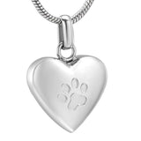 Silver cat heart necklace / 1 pendant nz