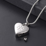 Silver cat heart necklace nz