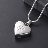 Silver cat heart necklace nz