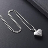 Silver cat heart necklace nz