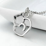 Silver cat necklace nz