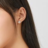 Silver clover earrings nz