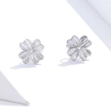 Silver clover earrings nz