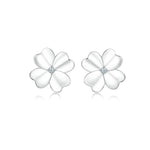 Silver clover earrings nz