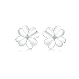 Silver clover earrings nz