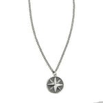 Silver compass pendant nz