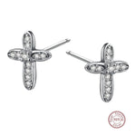 Silver cross earrings nz