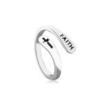 Silver cross ring nz