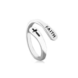 Silver cross ring nz