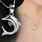 Silver dolphin necklace nz