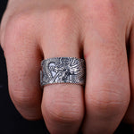 Silver dragon ring nz