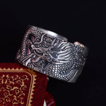 Silver dragon ring nz