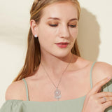 Silver dreamcatcher necklace nz