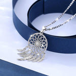 Silver dreamcatcher necklace nz
