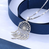 Silver dreamcatcher necklace nz