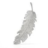 Silver feather hair claw nz